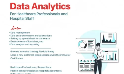 Data Analysis using Microsoft Excel for Healthcare Professionals and Hospital Staff