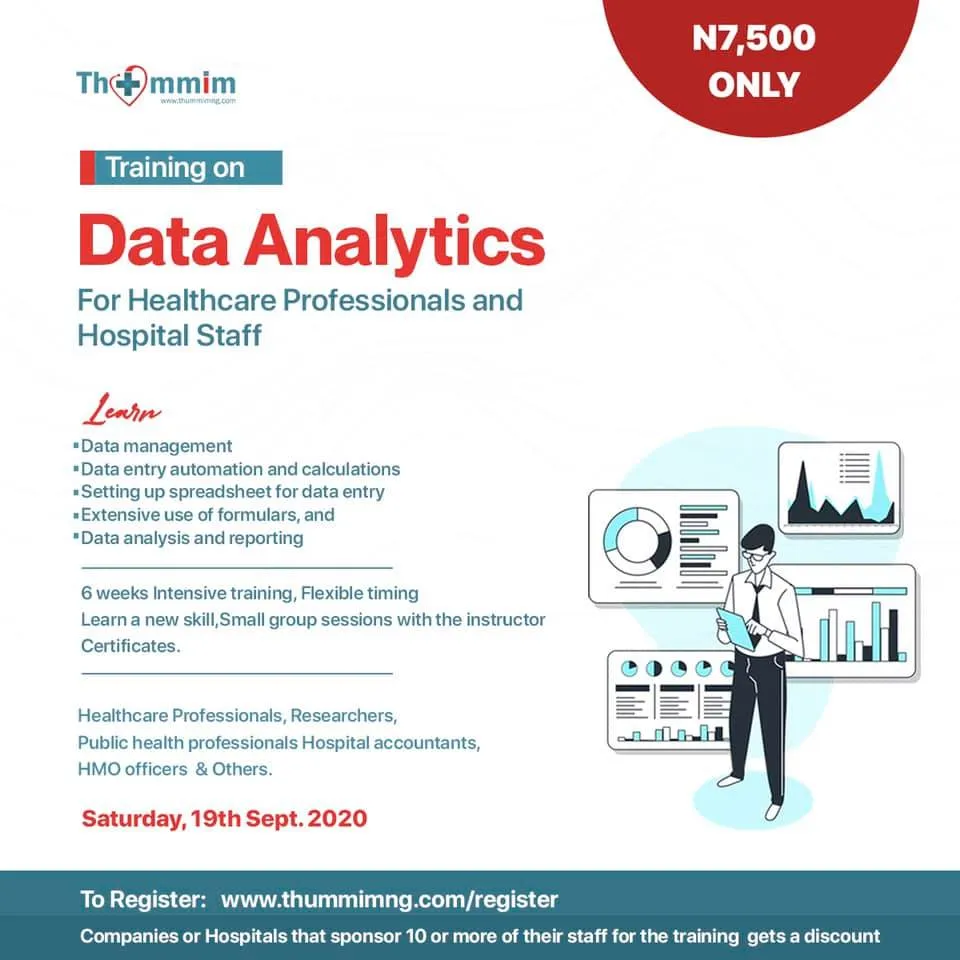 Data Analysis Using Microsoft Excel For Healthcare Professionals And Hospital Staff Thummim