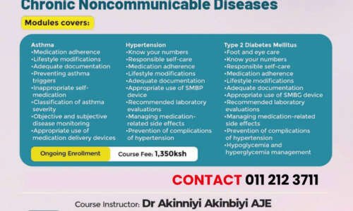 Patient Counselling In Selected Chronic Noncommunicable Diseases